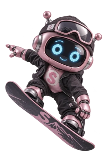 Spin on a snowboard